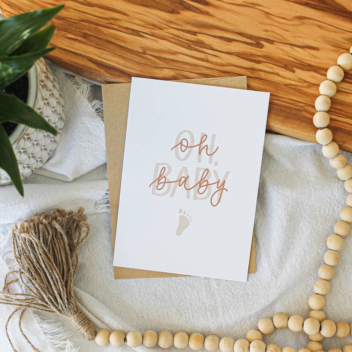 Oh Baby-kaart voor wholesale door Stillbay Home Goods