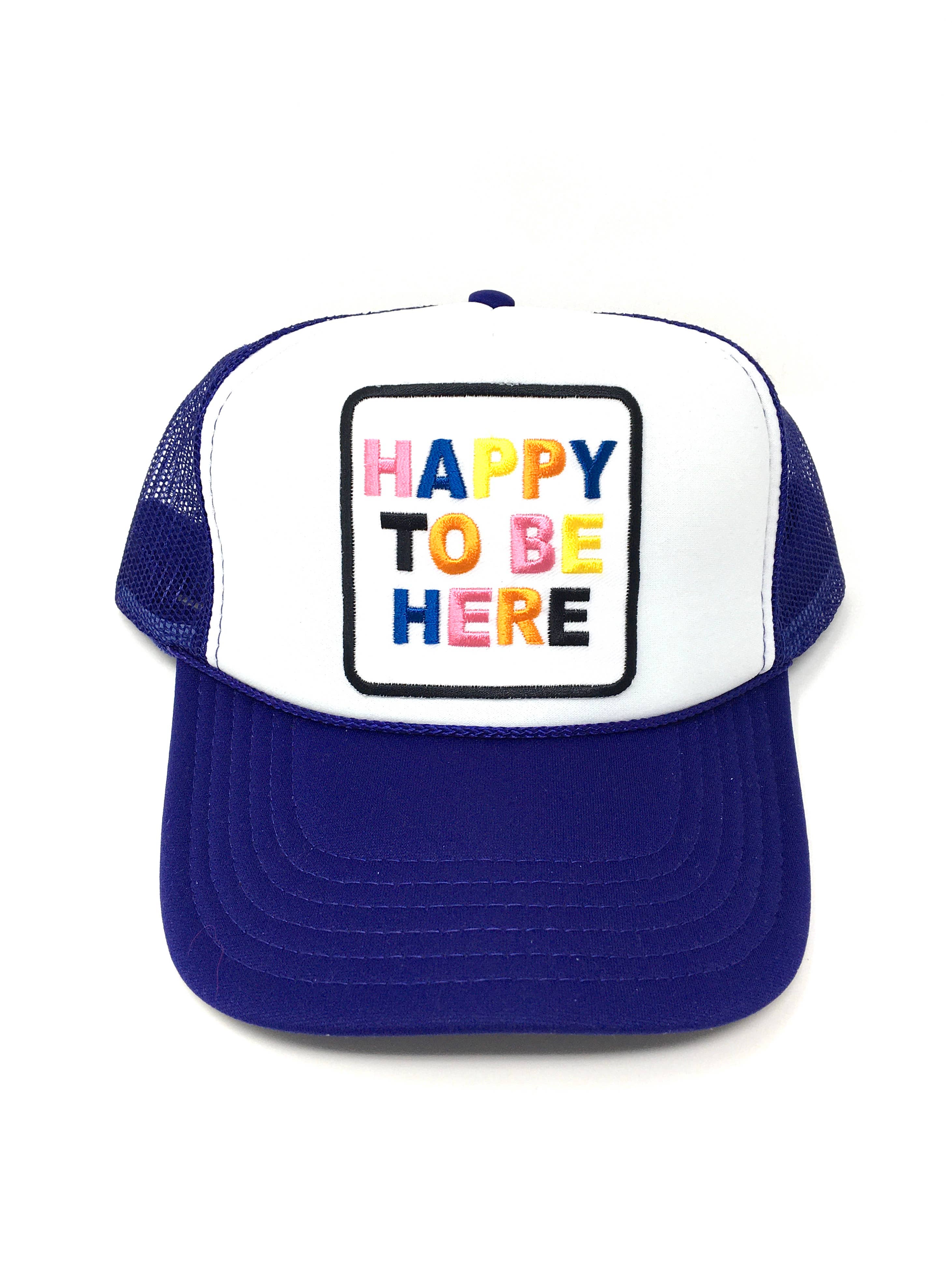 Après Babe - Vente Casquette de camionneur – femme - Casquette de camionneur ajustable « Happy To Be Here »6