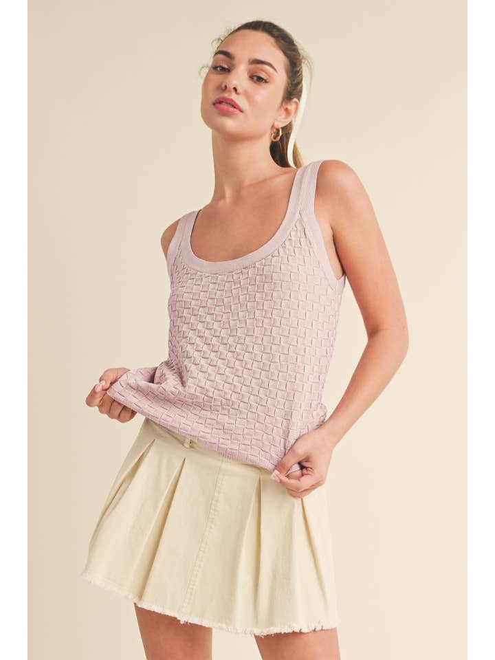 AEMI + CO – Tops – Mulher por atacado – Tanque de malha 360BN Gwenn 11