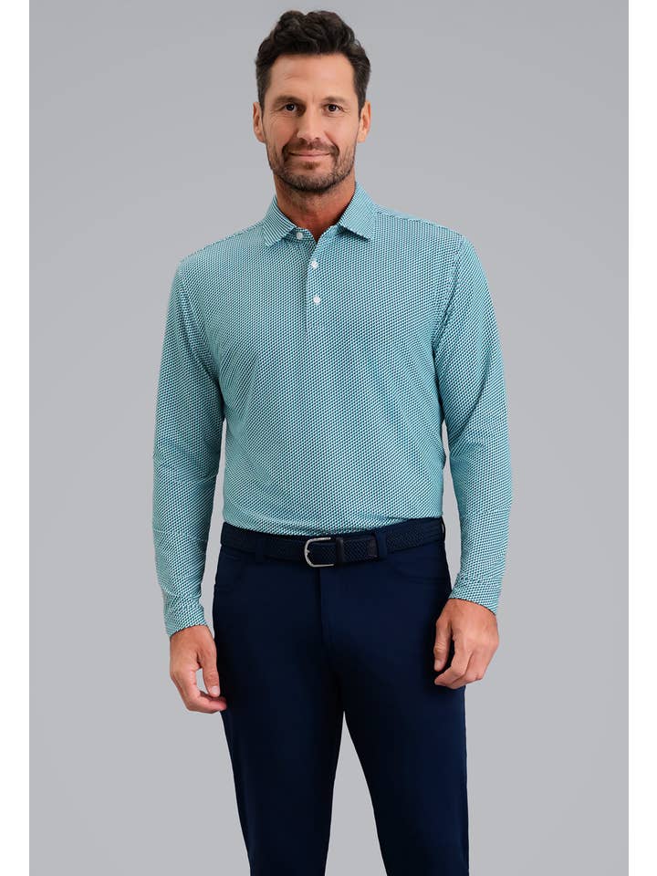 IBKÜL - Wholesale Polo - Men's - Cube Art Long Sleeve Polo27