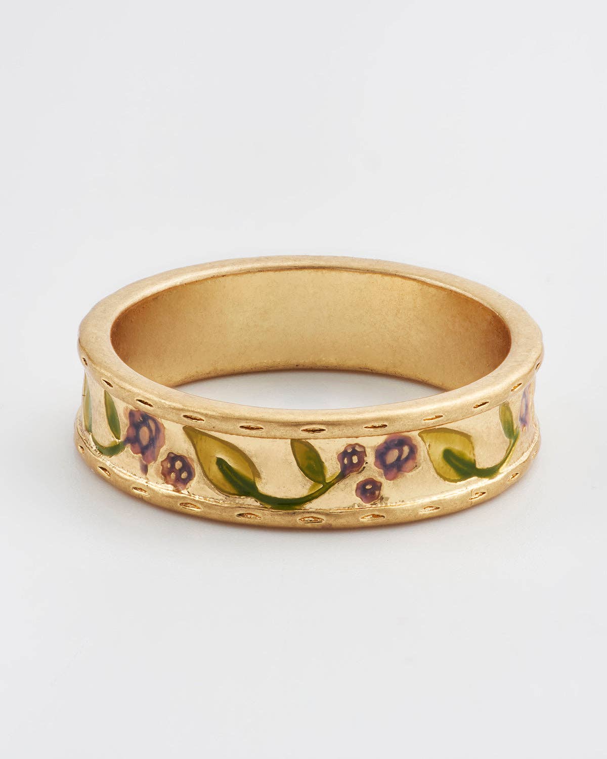 Fable England – wholesale Band/stacked ring – Blackberry Bramble Gold Ring3