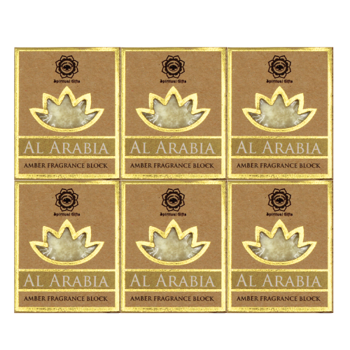 Green Tree - Wholesale Incense - Green Tree Amber Fragrance Block Al Arabia set 6 pcs1