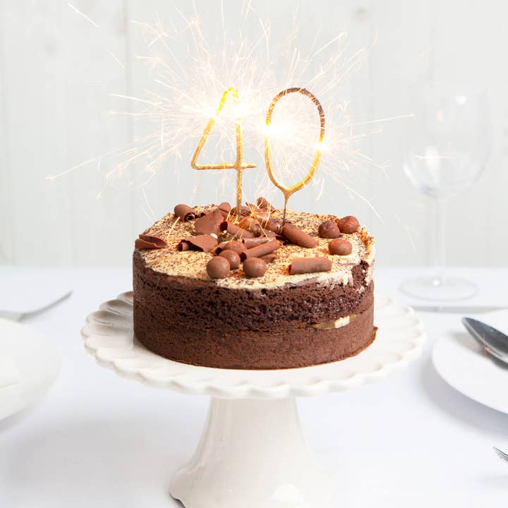 Talking Tables UK – wholesale Sparkler – Luxe Gold Number Sparklers Starter Set - Numbers 0-91