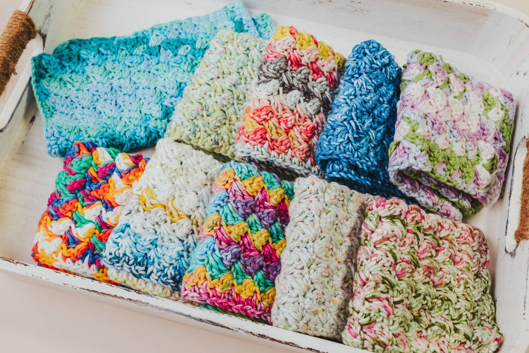 Joyful Sounds Farm - Wholesale Wash Cloth - Hand Crocheted Wash Cloth or Dish Cloth5