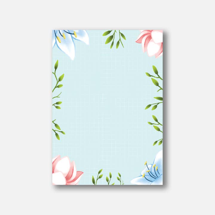 Studio Appeltjesgroen - Wholesale Notepad - Flowers notepad A54