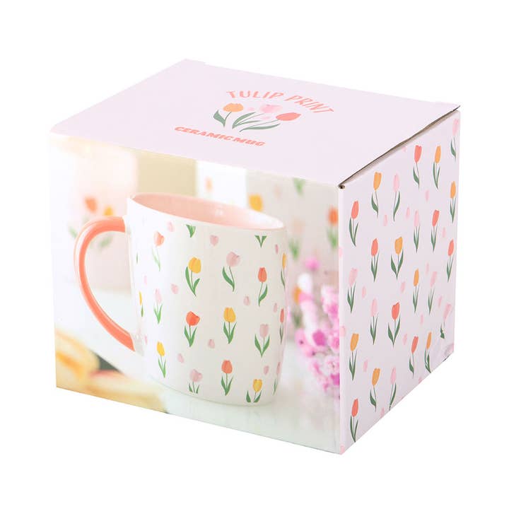 Something Different Wholesale - Wholesale Coffee mug - Tulip Print Mug4