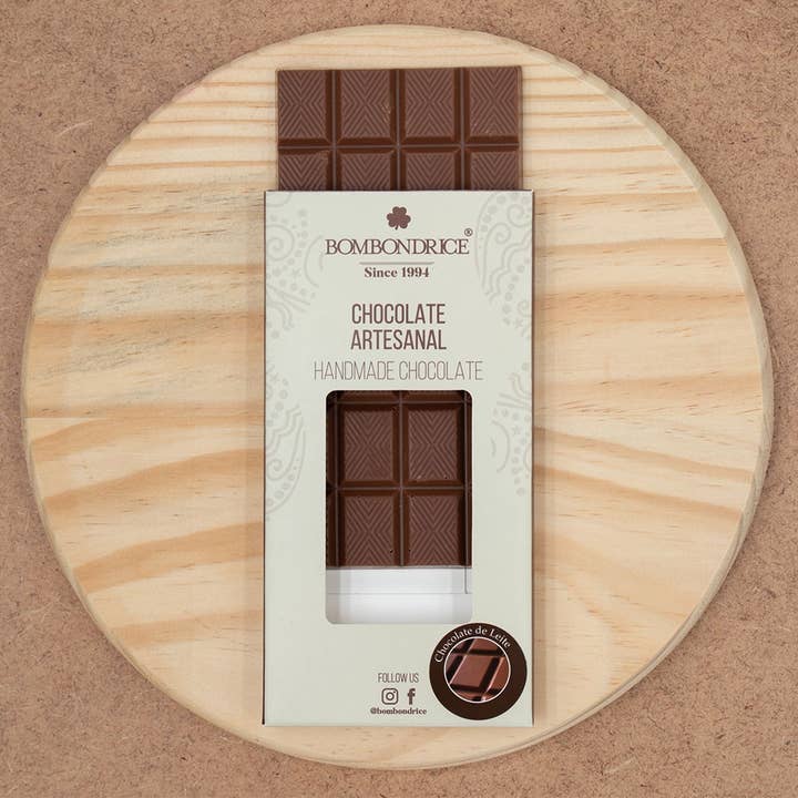 Mælkechokoladebar for engroshandel hos Bombondrice Chocolates