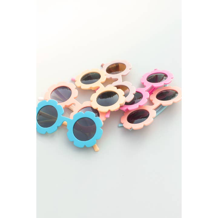Space 46 Wholesale - Wholesale Sunglasses - Kids - Kids Toddler 2-tone Flower Sunglasses