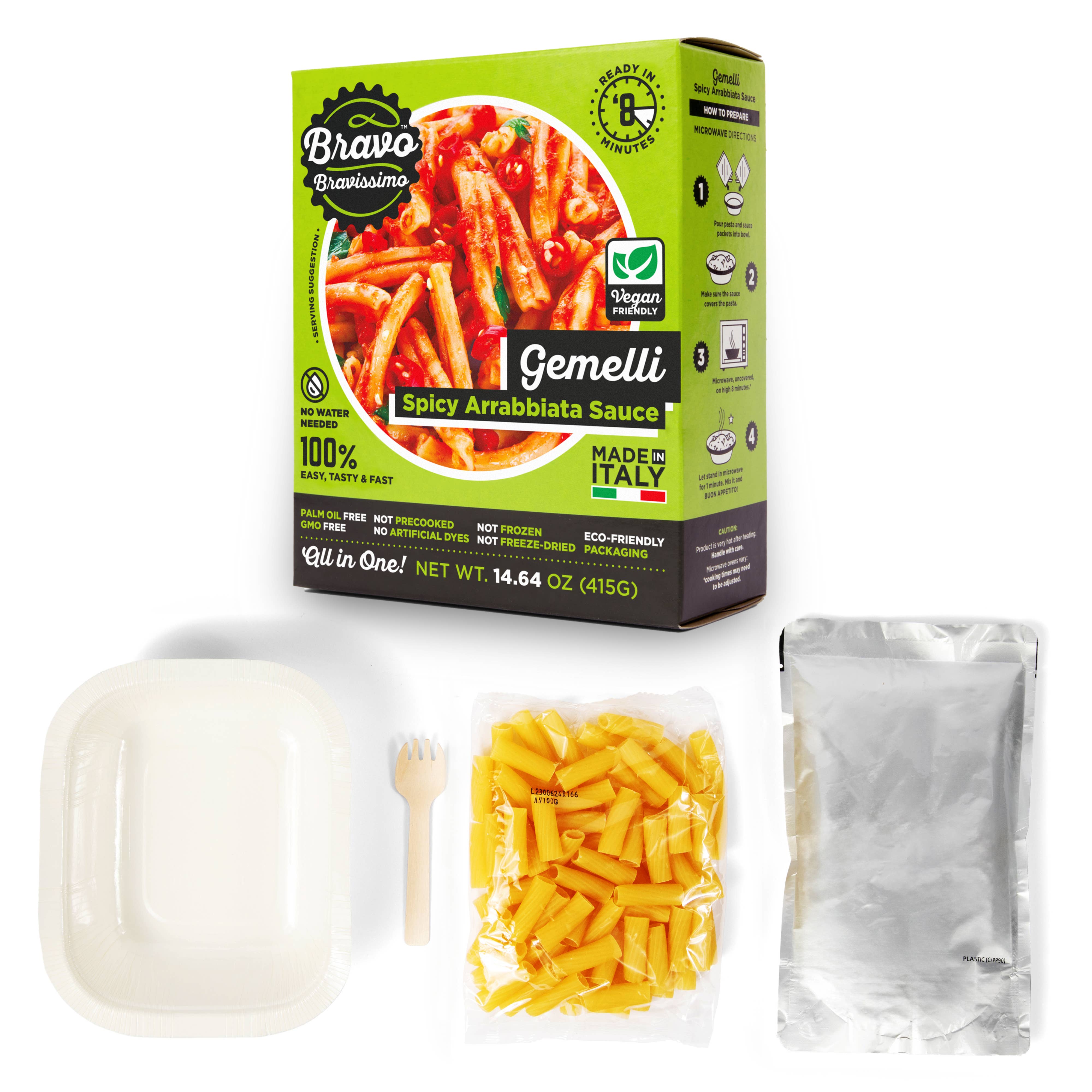 Bravo Bravissimo - Wholesale Pasta Sauce - Gemelli Spicy Arrabbiata Sauce (pack of 6)3