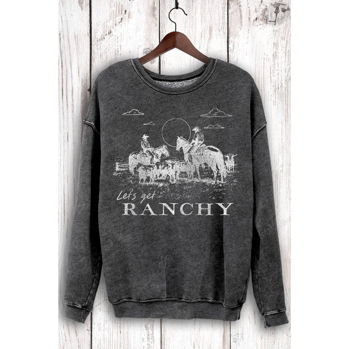 HRTandLUV - Wholesale Sweatshirt - Women's - LET'S GET RANCHY MINERAL SWEATSHIRTS7