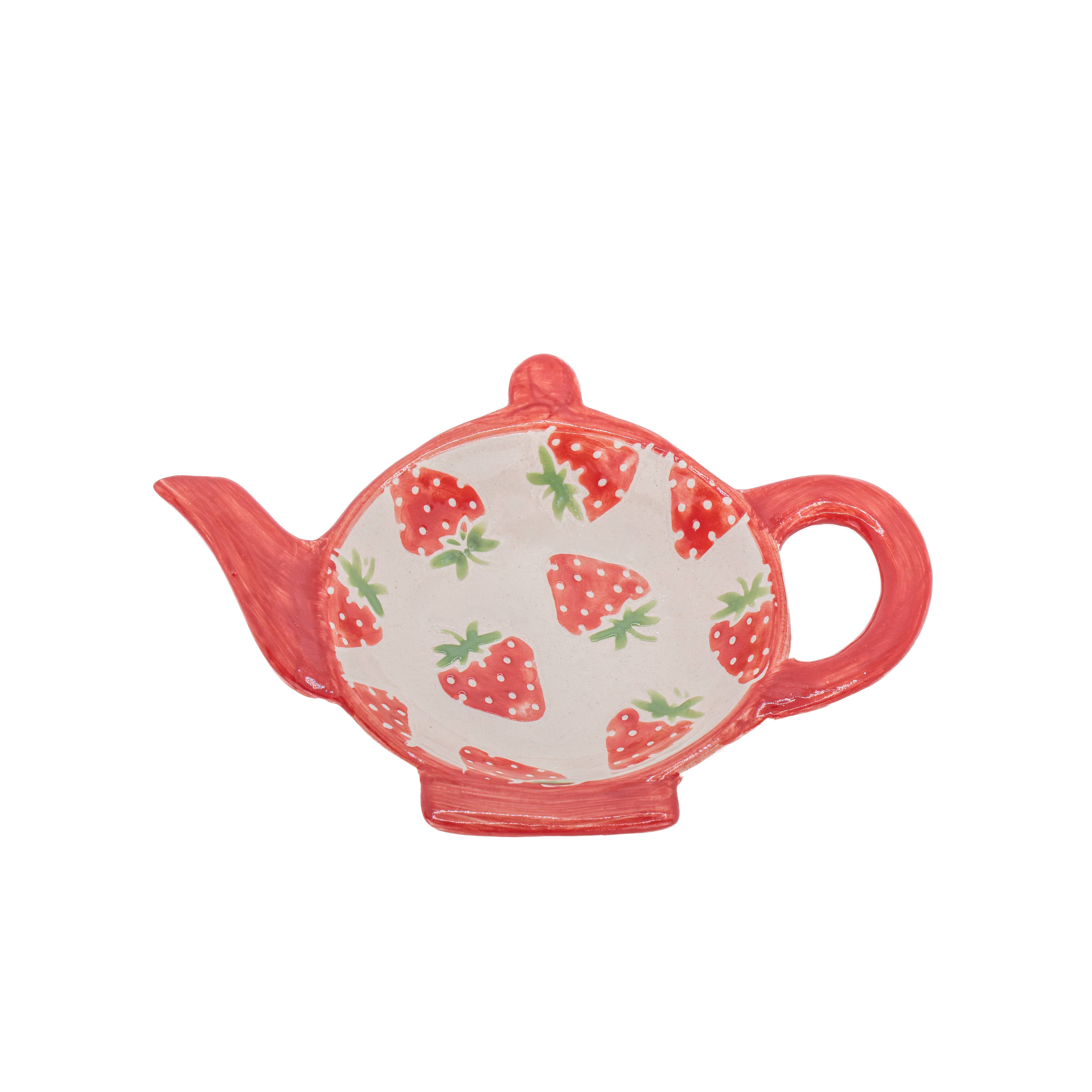 Sass & Belle Europe - Wholesale Utensil Holder - Strawberry Tea Bag Dish