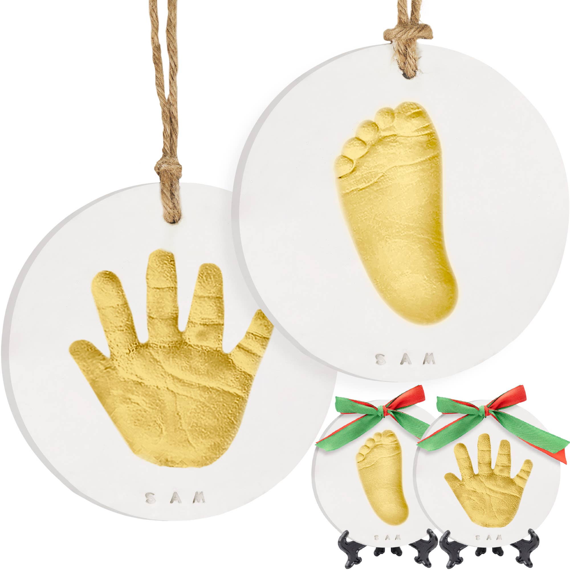 KeaBabies - Wholesale Ornament - Kids & Baby - KeaBabies Cherish Ornament Keepsake Kit (Gold)0