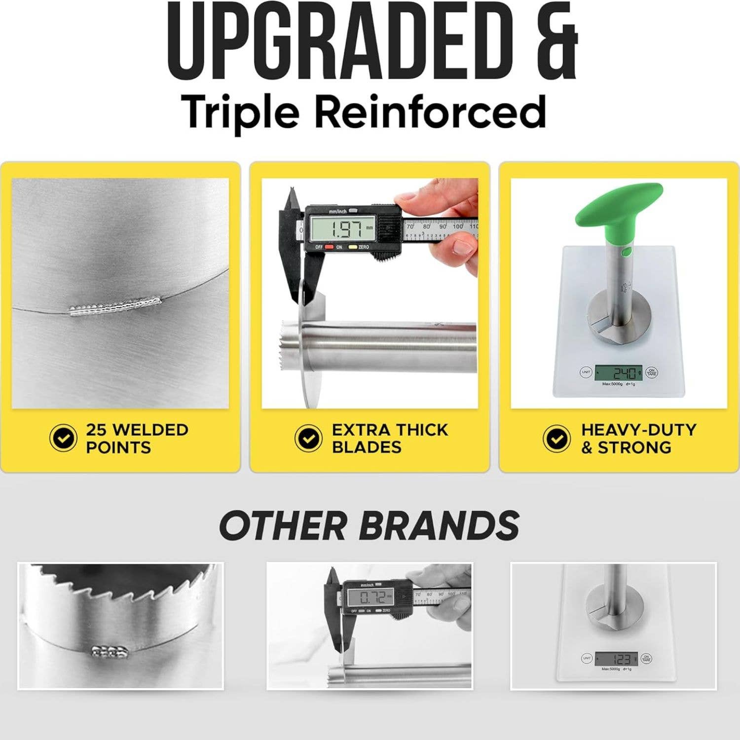 Zulay Kitchen – Engroshandel Køkkenredskab – Ananaskerner og skæreværktøj til nem fjernelse af kerne1