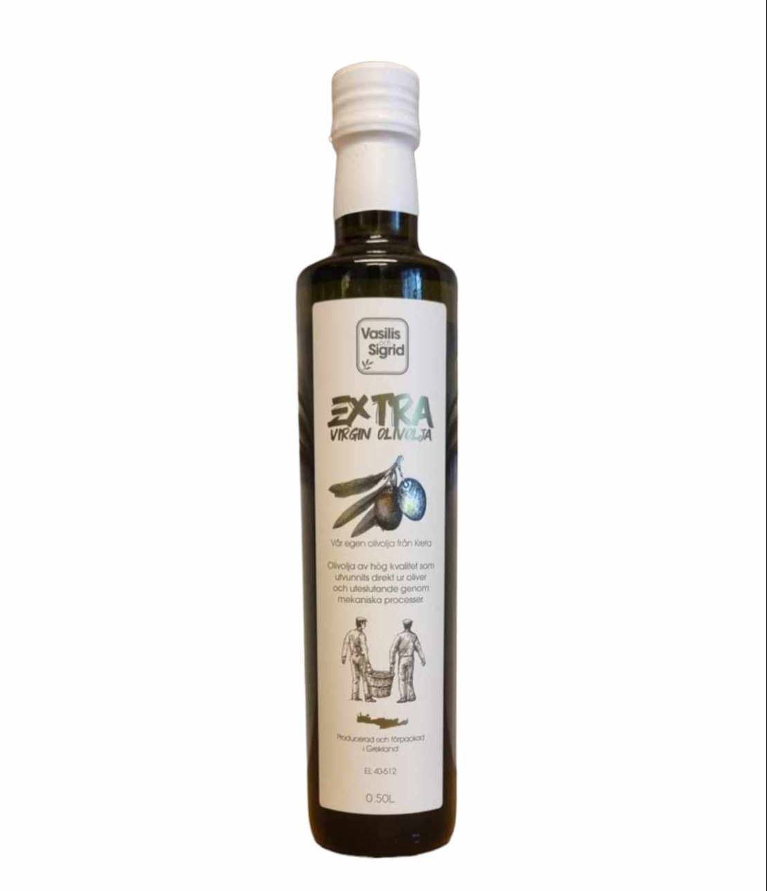Vasilis och Sigrid - Vendita all'ingrosso Olio d'oliva - Olio d'oliva extra vergine, 500ml non spruzzato0