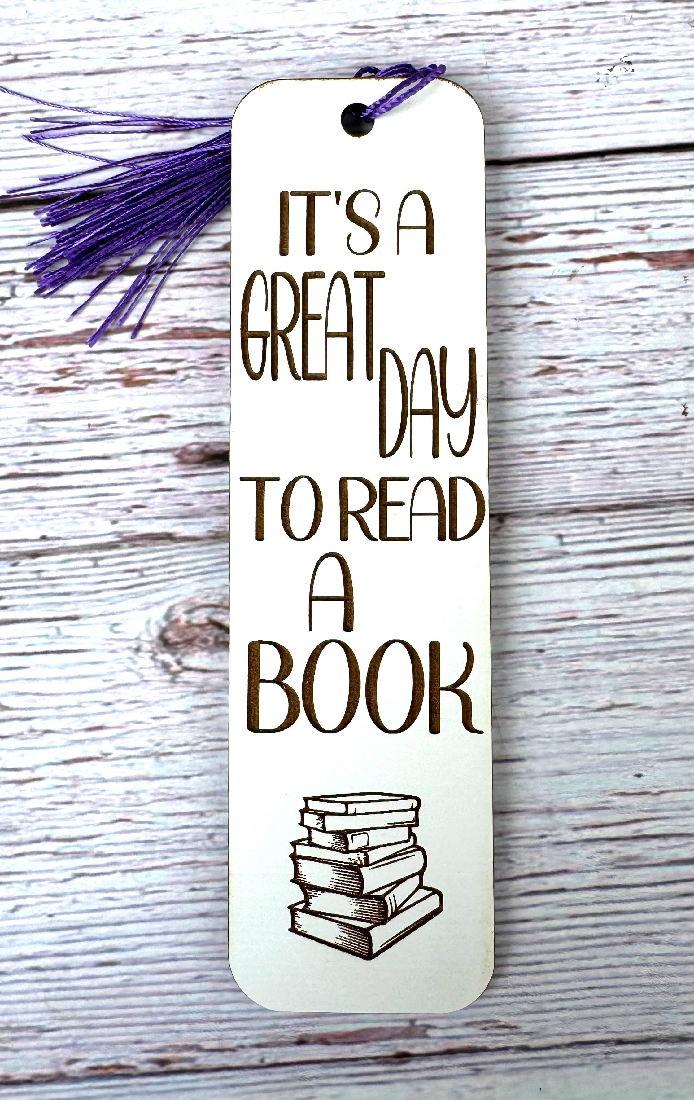 Tara’s Craft Room - Wholesale Bookmark - Wood Engraved Bookmarks with funny sayings12