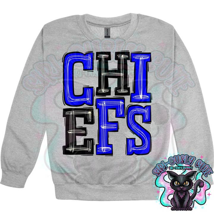 Sporty Chiefs - Royal Blue Black for wholesale by Siri-Ously Cute