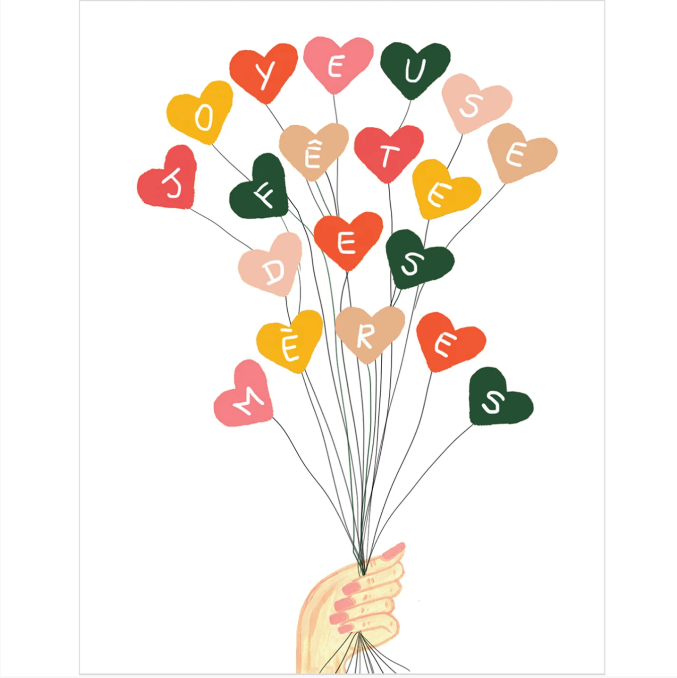 Paige & Willow - Wholesale Mother's Day Card - Joyeuse Fete des Meres Card1