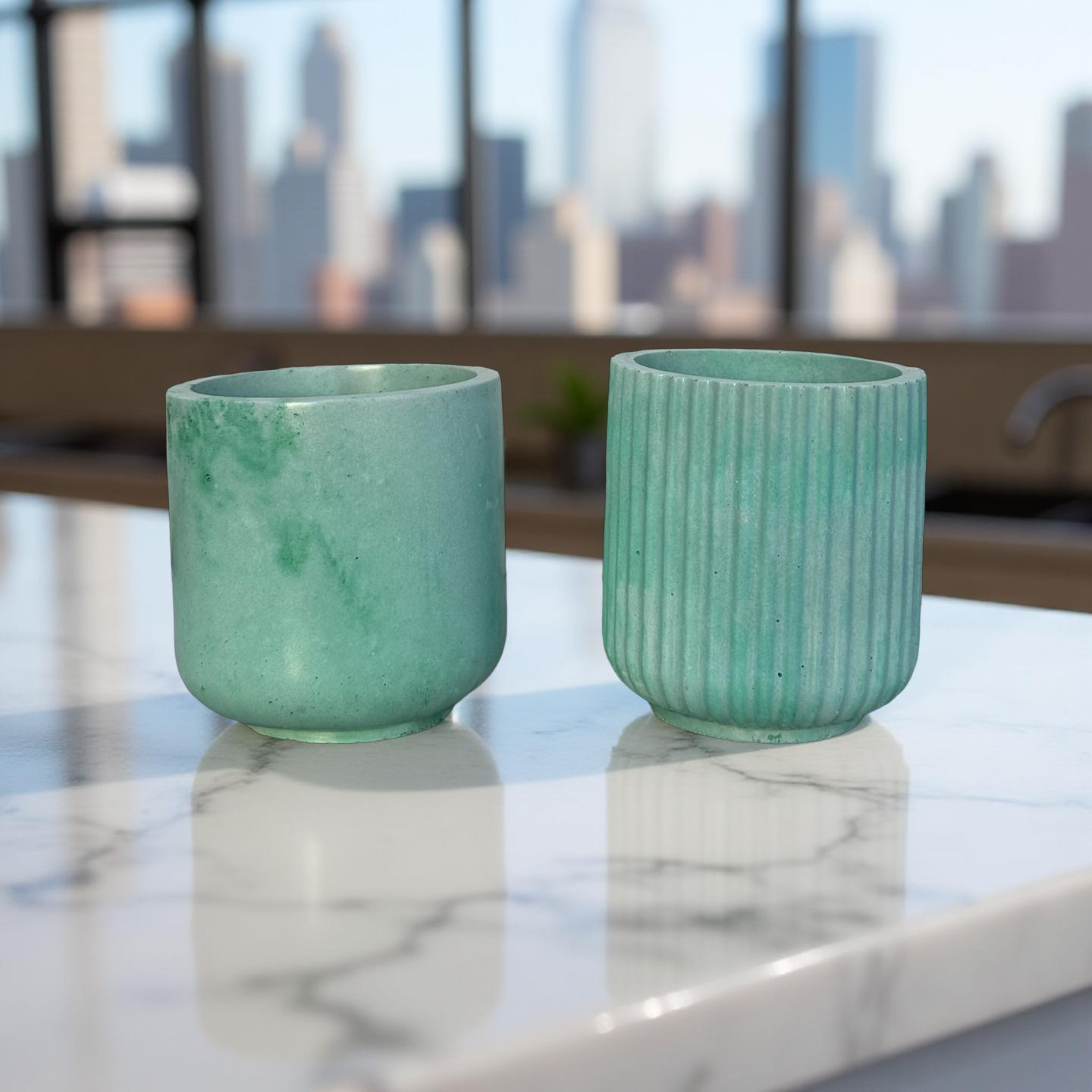 Colourfuljoy Designs - Wholesale Jar/Filled Candle - Candle empty jars/ Cement vessels/ Empty candle container 6