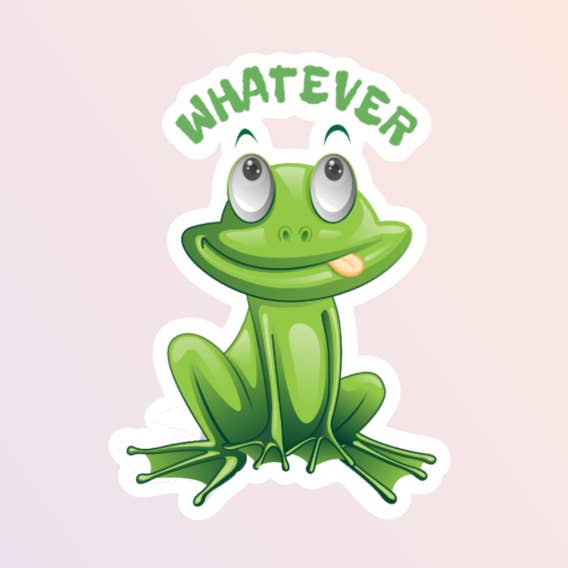 Sorry Not Sorry Co - Wholesale Sticker - Funny Frog Sticker0