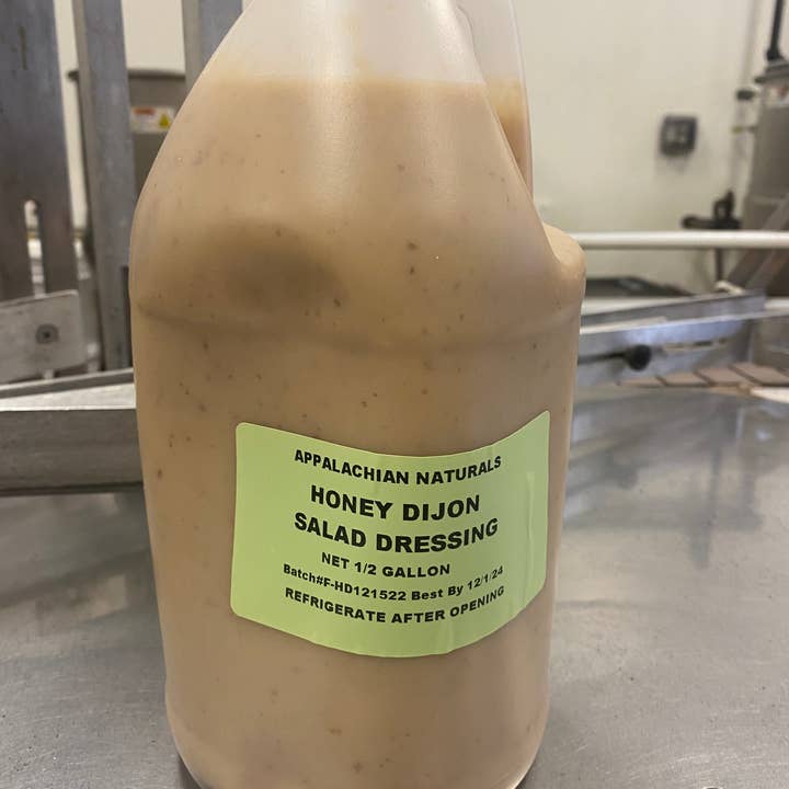Appalachian Naturals - Wholesale Salad Dressing - Wildflower Honey Dijon Foodservice Size (1/2 Gal)