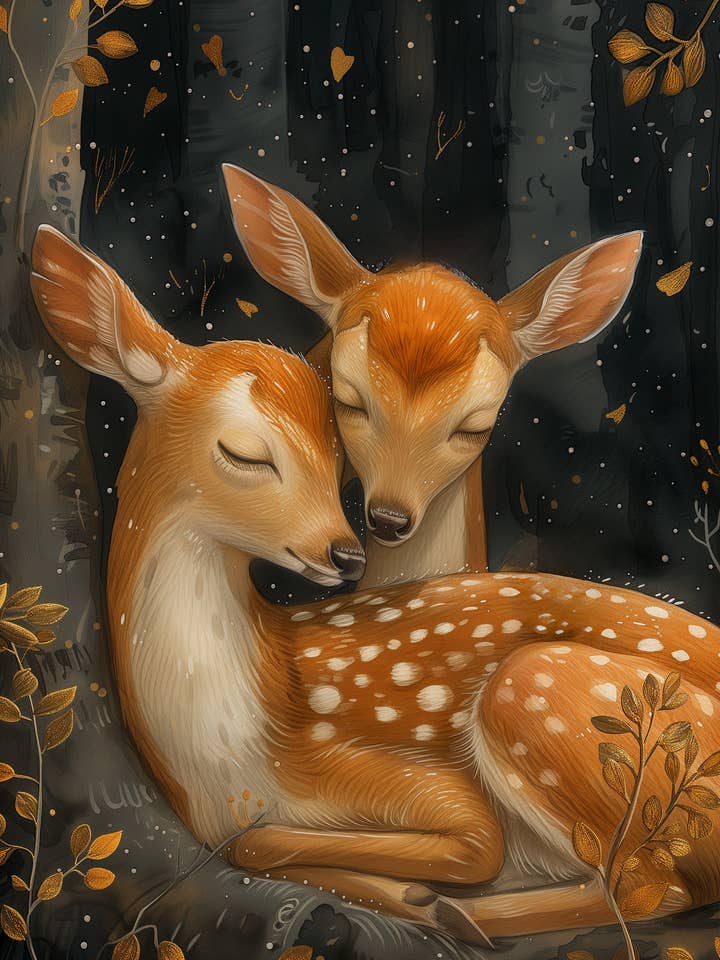 Cuddle Time: Deer | Map Fripperies for wholesale by Fripperies