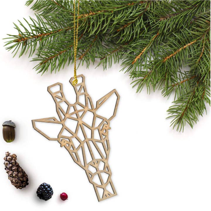 CSAcreative - Wholesale Ornament - Geometric Giraffe Ornament