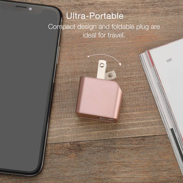 LAX Gadgets - Wholesale Portable Charger - Ultra-Compact Dual USB Wall Charger – Retail Packaging25