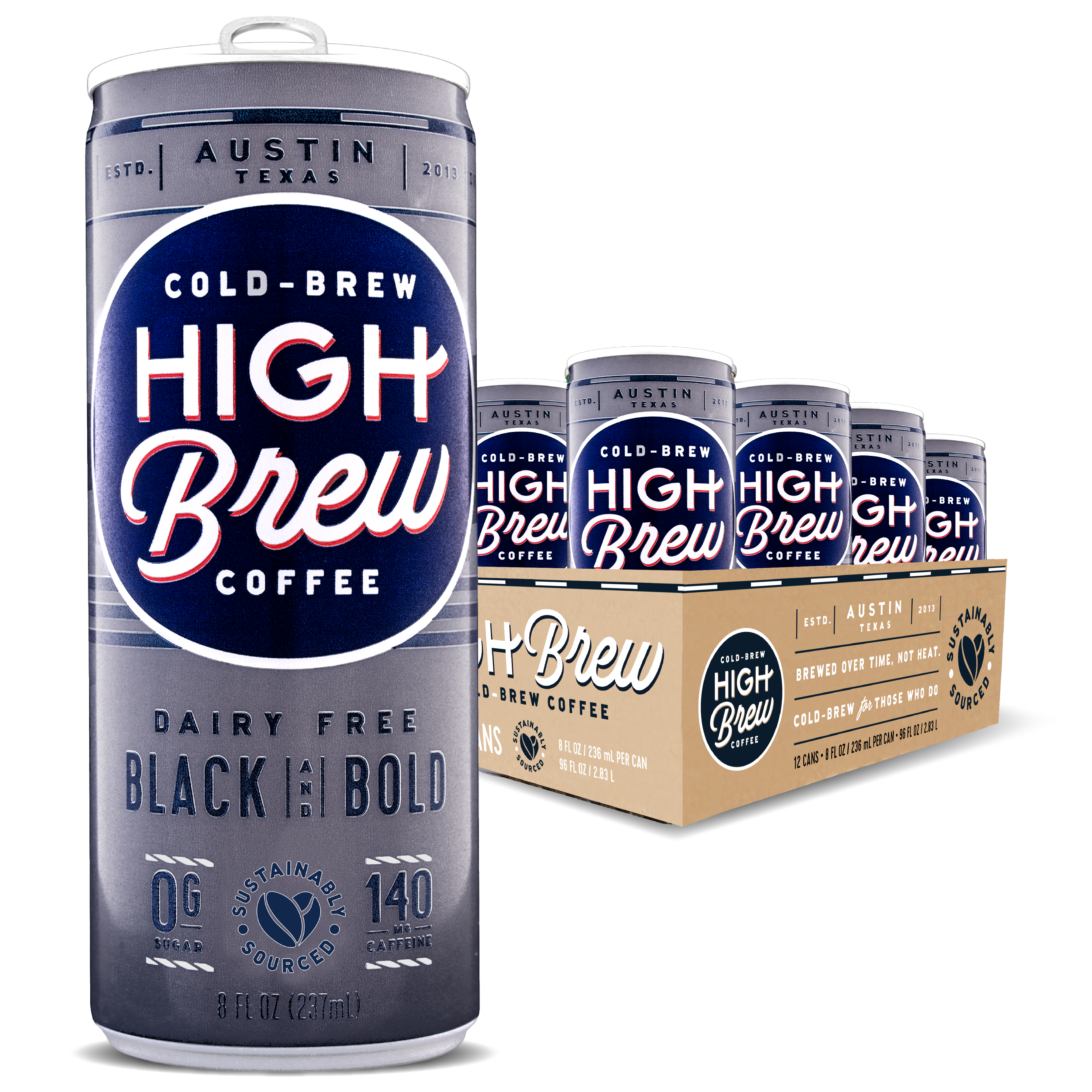 High Brew Coffee - Wholesale Iced Coffee/Cold Brew - Black & Bold4