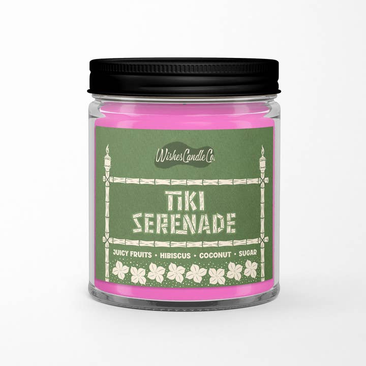 Wishes Candle Co – Großhandel Kerze im Glas / gefüllte Kerze – Tiki-Serenade