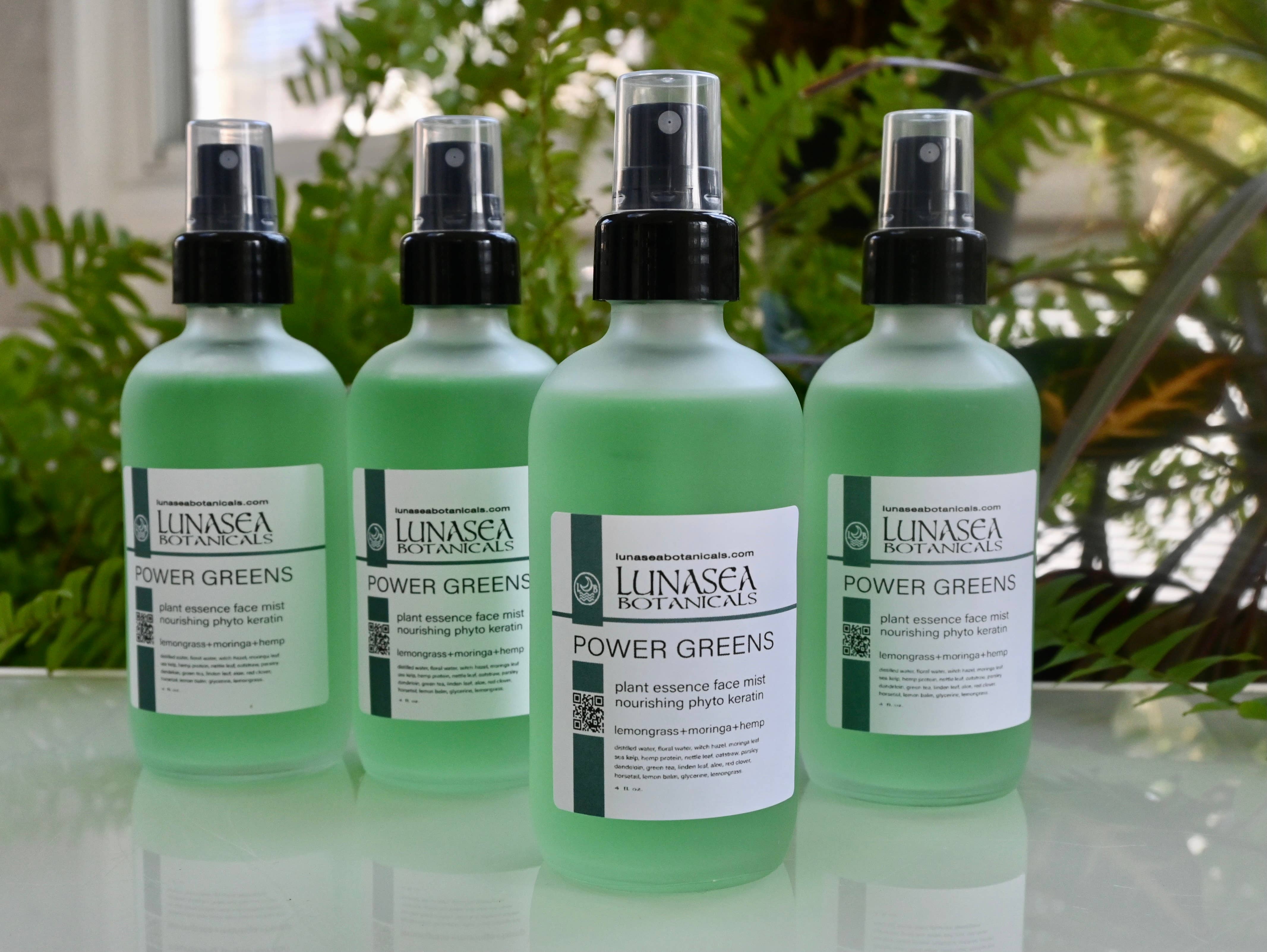 lunasea botanicals - Wholesale Face & Body Mist/Water - Power Greens Phyto Keratin Face Mist1