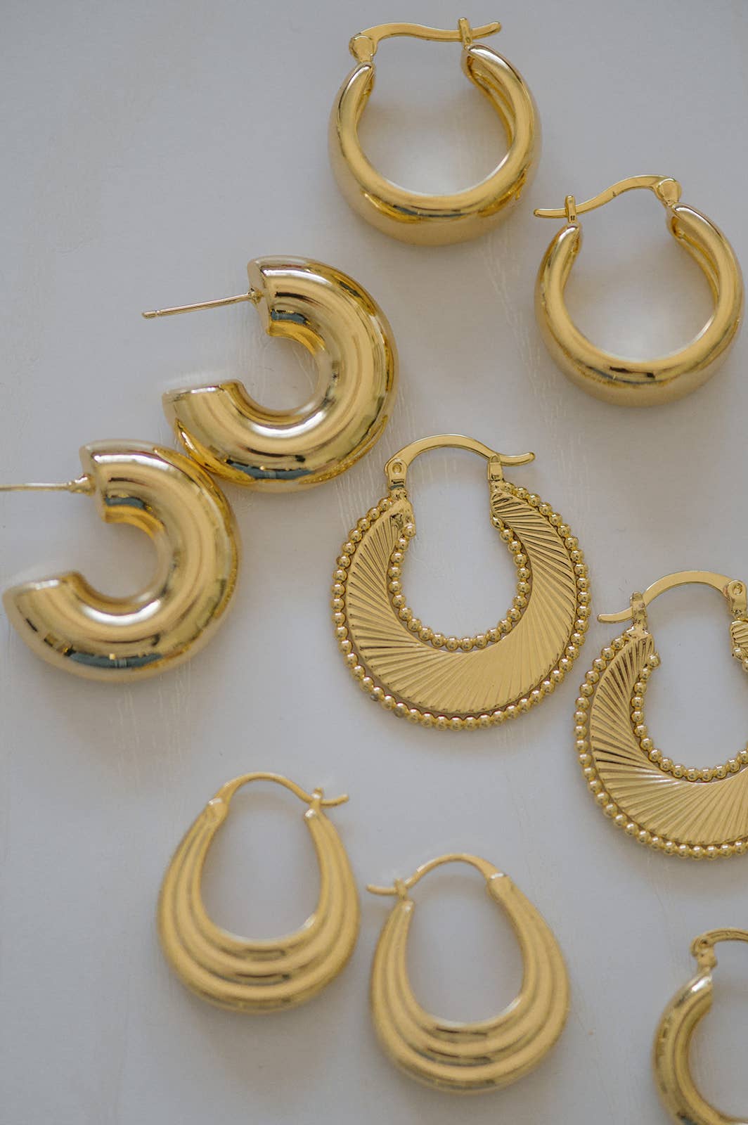 True by Kristy Jewelry - Wholesale Hoop Earrings - Claire Hoops Earrings Gold Filled Silver4