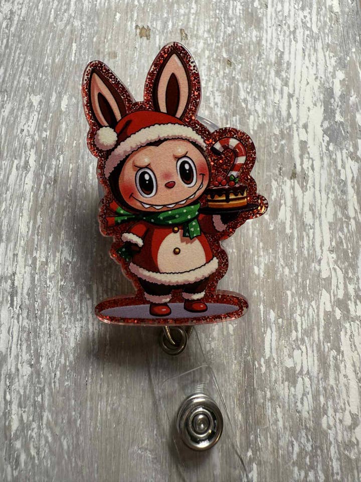 Badge Reel Labubu Candycane Cake for wholesale by The Wild Poppy