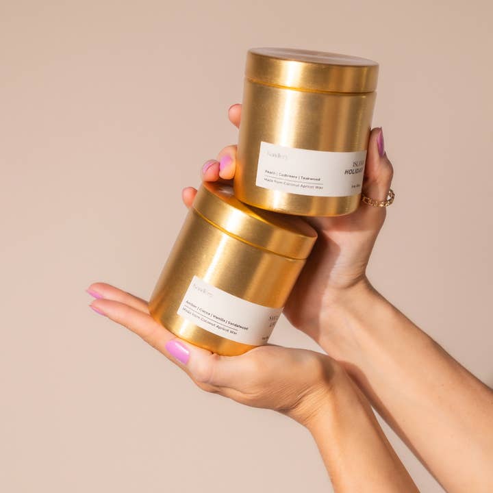 Kandlery - Wholesale Jar/Filled Candle - Bergamot & Hinoki | BEST SELLER | 9 oz Gold Luxury Candle1