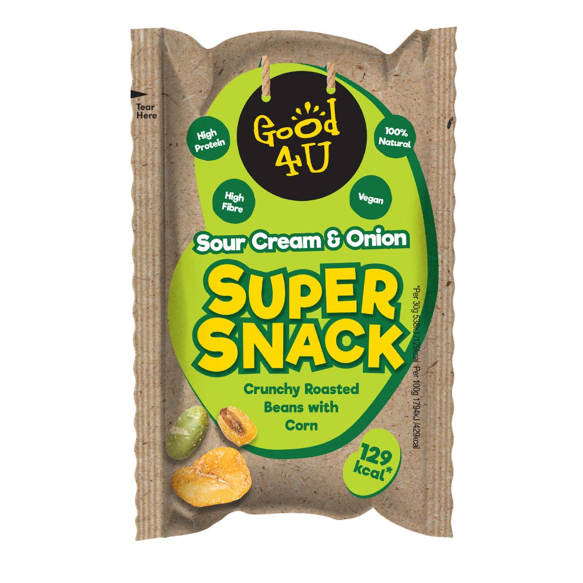 Good4U - Venta al por mayor Mezclas de frutos secos - Super snacks de crema agria y cebolla0