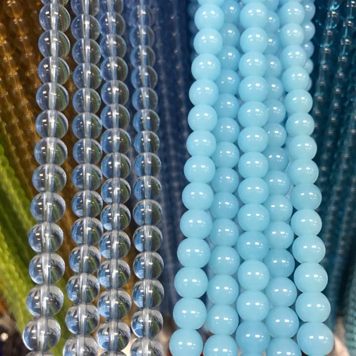 The Bead Bazaar - Wholesale Beads - Wholesale Crystal Beads, 8mm Crystal Beads, White Crystal Beads, Red Crystal Beads, Yellow Crystal Beads, Black Round Beads, Crystal White Beads2