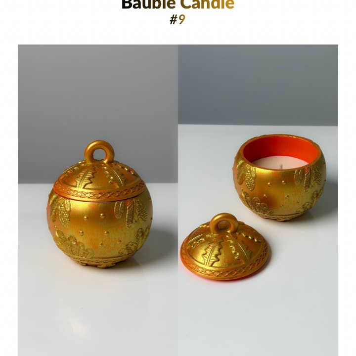 Ronaja Home - Wholesale Novelty Candle - Christmas Bauble Candle8