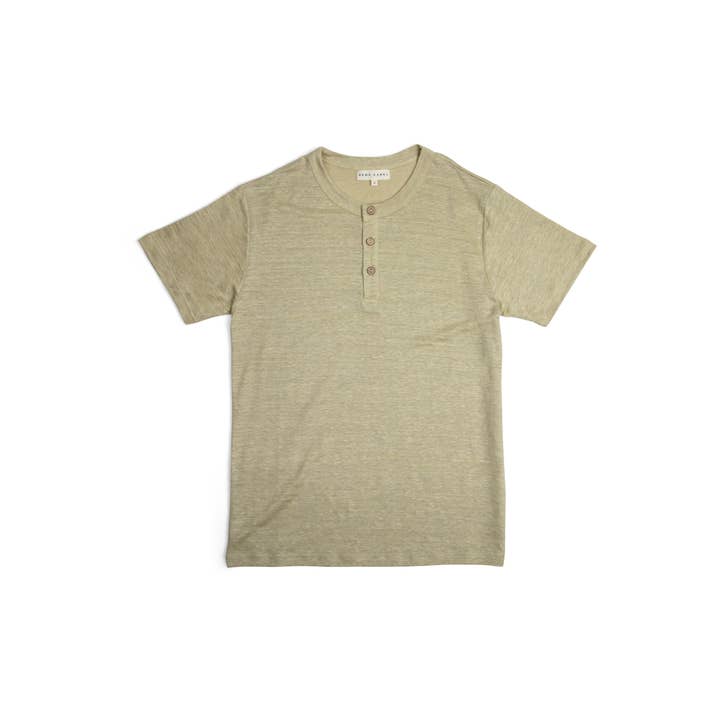 Hemp Camel - Wholesale T-Shirt - Men's - 100% Hemp Henley2
