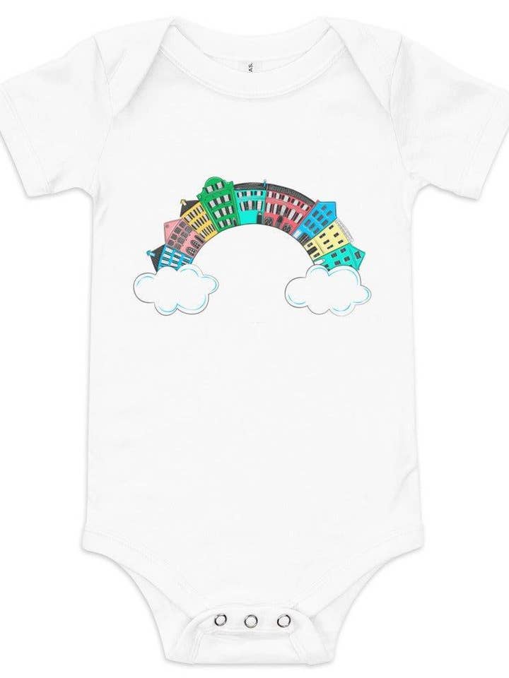 Little Hometown - Wholesale Bodysuit (Non-Footed) - Baby - Charleston Rainbow Row Baby Onesie