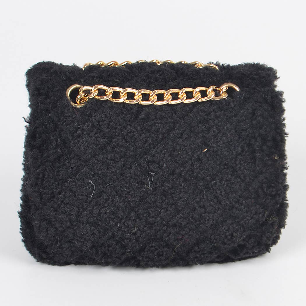 3AM BY H&D ACCESSORIES - Wholesale Crossbody Bag - Women's - Faux Fur Mini Crossbody Bag2