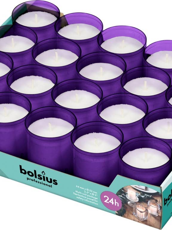 Horeca Relight® Refills 64/52 Tray 20 Purple for wholesale by Sfeerpunt