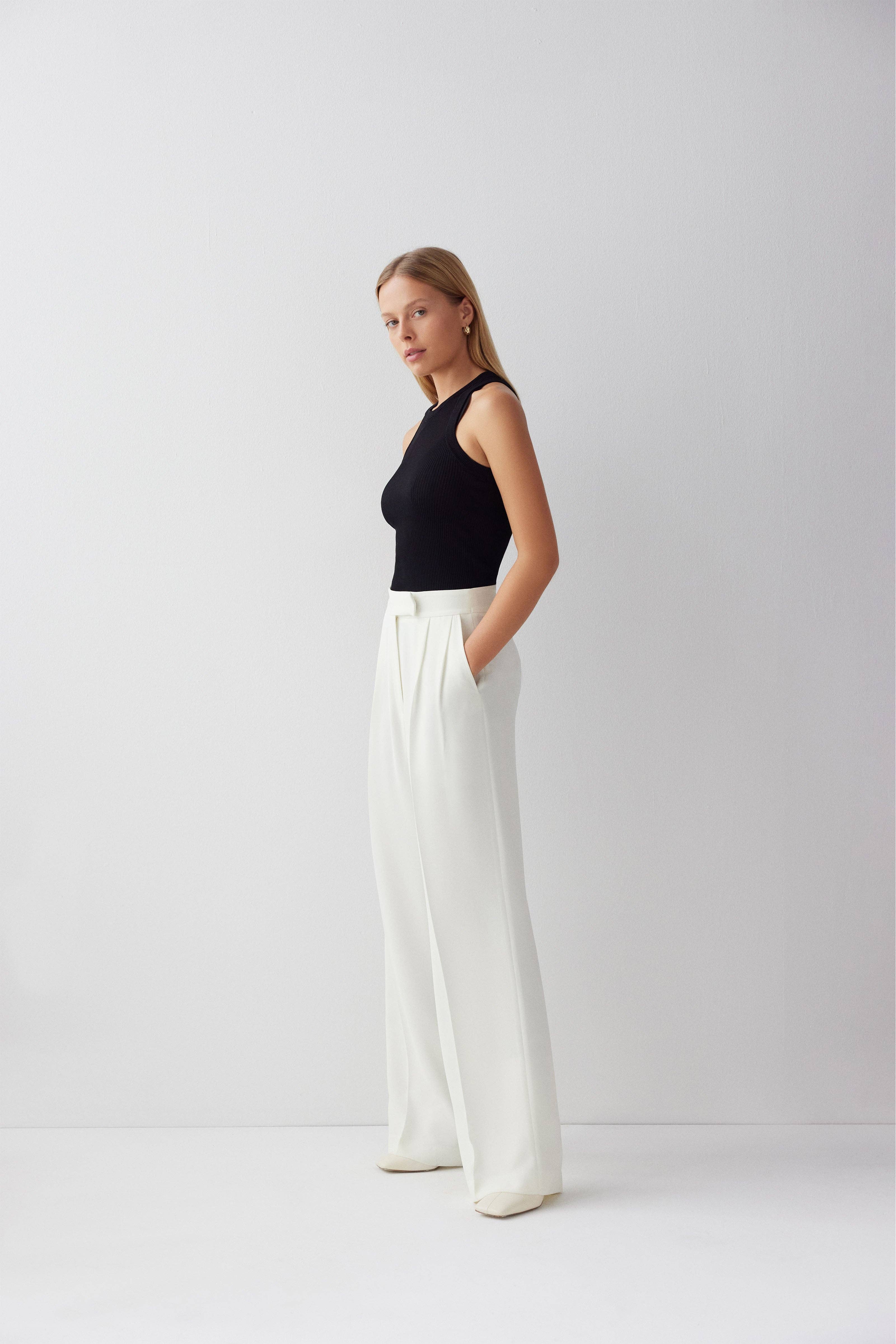 Le Cle – Großhandel Hose – Damen – Rêver Hose | Hoch taillierte Hose2