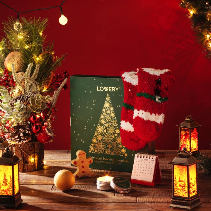 Lovery - Wholesale Bath & Body Set - Christmas Stocking Stuffers, 8pc Stocking Stuffers for Teens