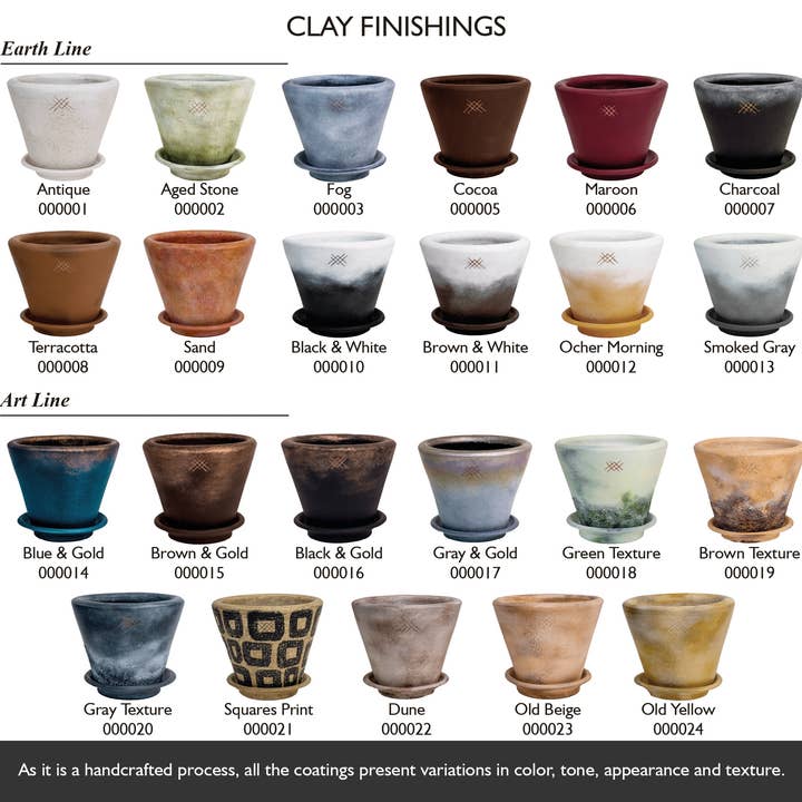 A- Afwerkingen met klei voor wholesale door The Meraki Lifestyle