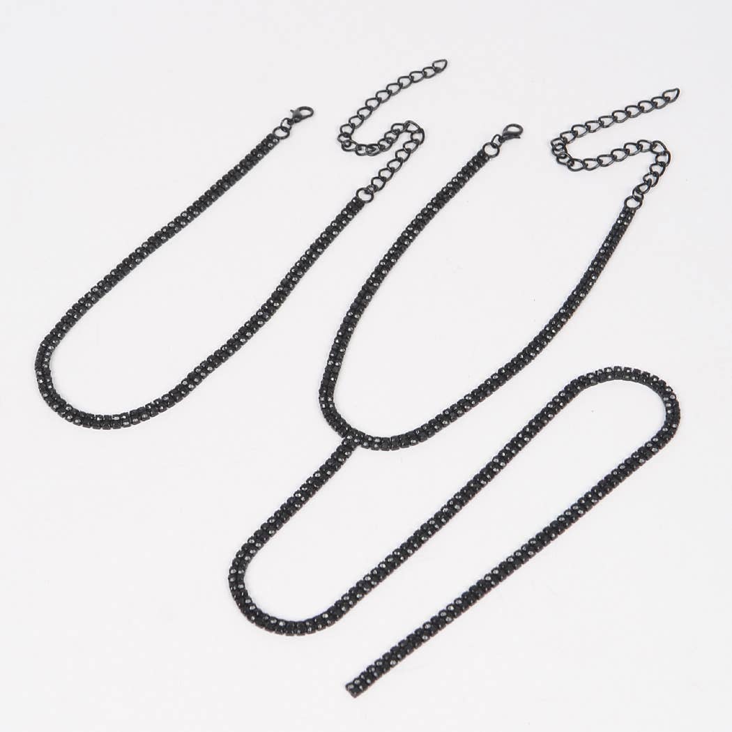 3AM BY H&D ACCESSORIES – Engroshandel Choker/colliers – Fashionista lang Choker halskæde3