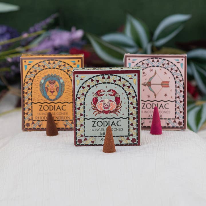Zodiac Incense Cones. for wholesale by Down To Earth