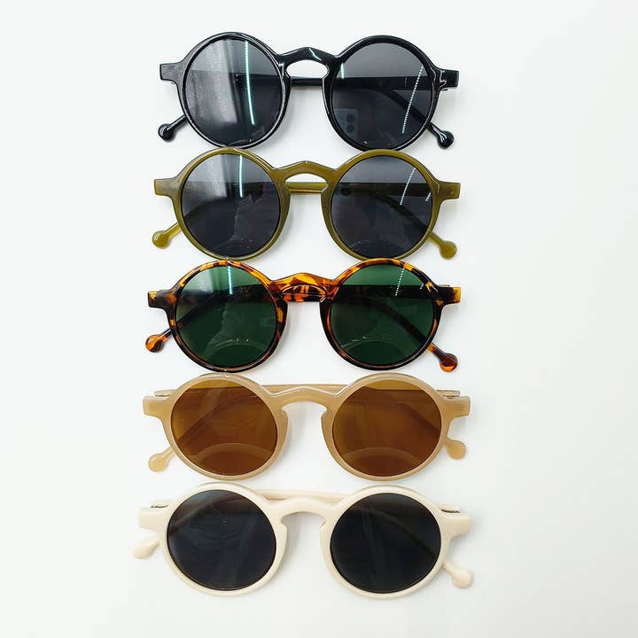 ACCITY - Wholesale Sunglasses - Unisex - ROUND FRAME TINTED LENS FASHION GLASSES UNISEX_CWASG0286