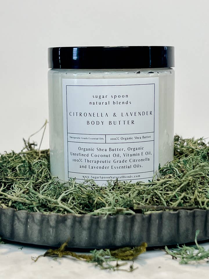 Citronella & Lavender Body Butter for wholesale by Sugar Spoon Natural Blends