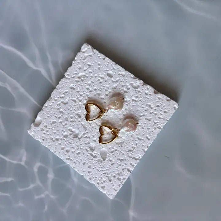 OE! - Wholesale Dangle Earrings - Lustrous Heart - cerchietti1