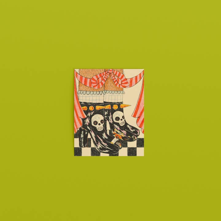 Waiting In Purgatory Art Print for wholesale by Soft Rat Studio