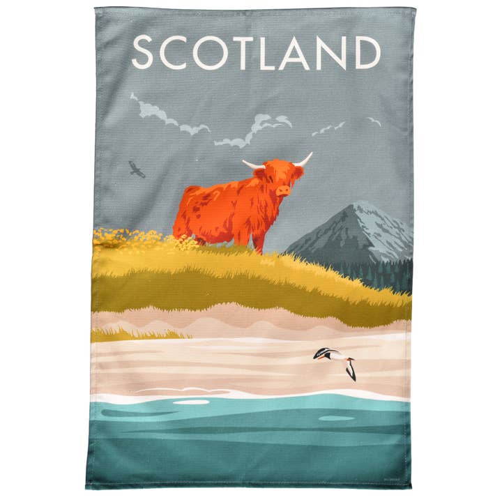 Skotland Highland ko viskestykke for engroshandel hos Town Towels